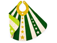 Green Super Hero's Cape Costume with Hat